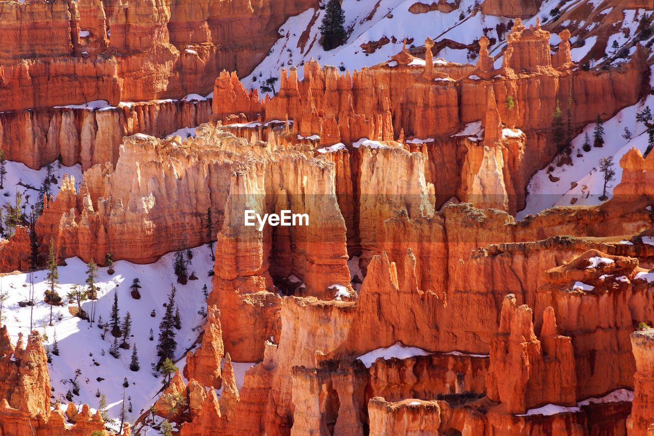 View of rock formation