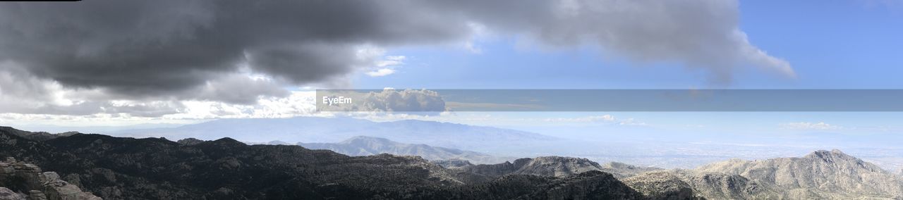 Panoramic view of landscape against sky