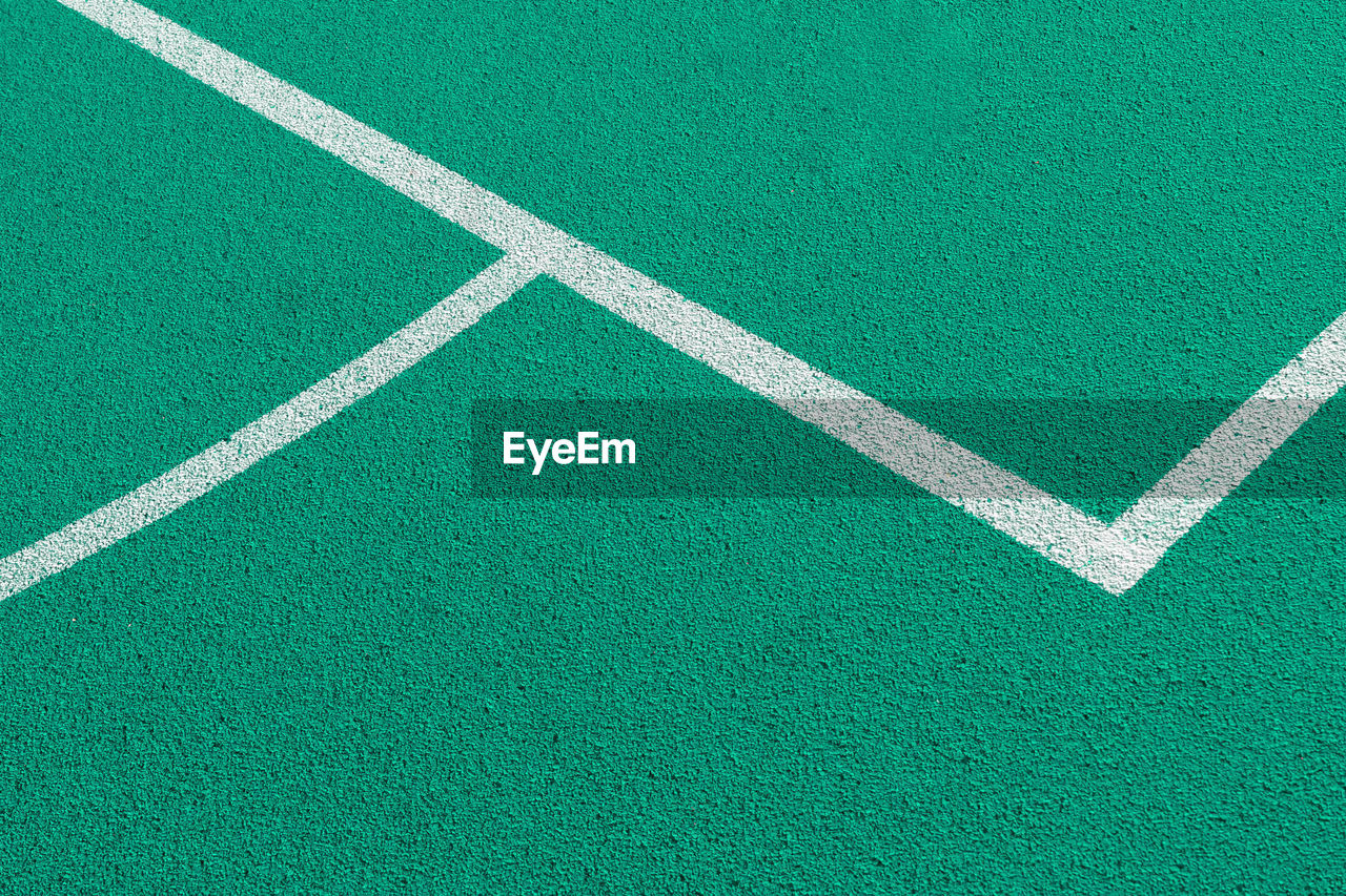 Minimalistic picture of sport field lines