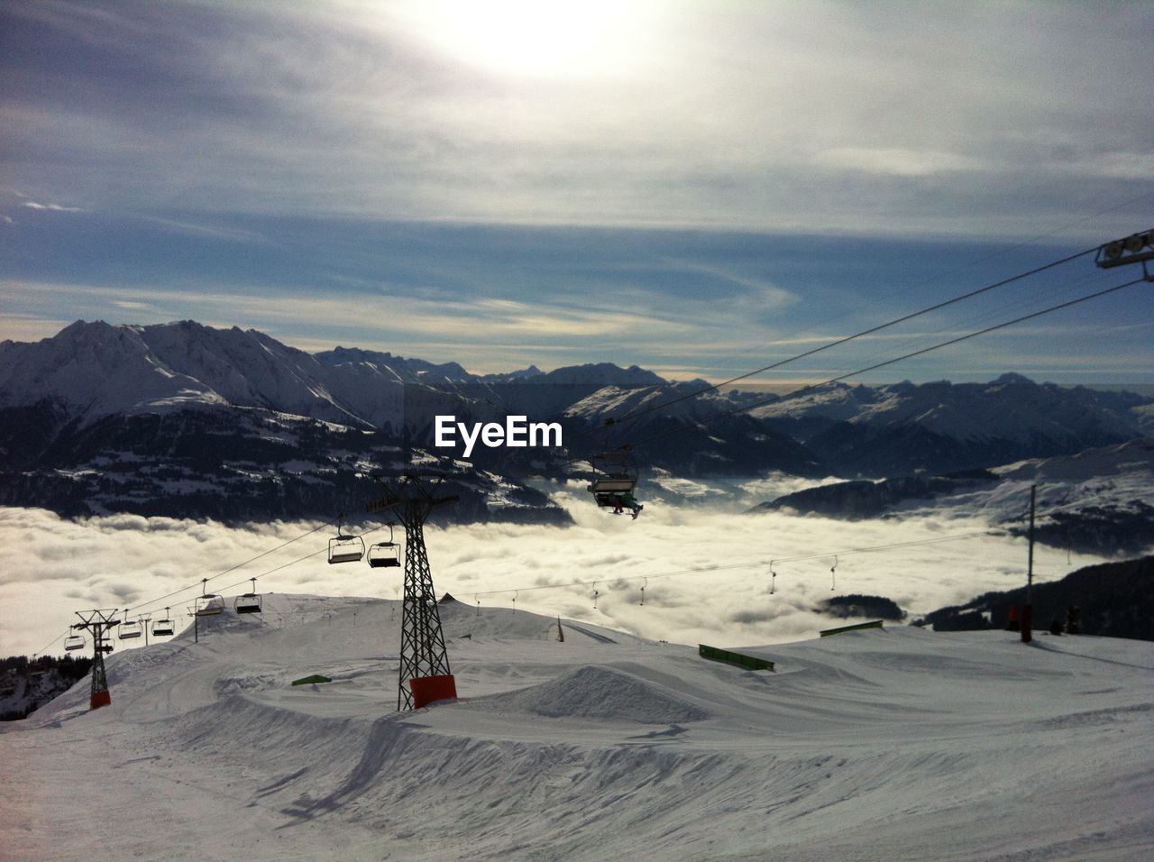 SCENIC VIEW OF SNOWCAPPED MOUNTAIN AGAINST SKY