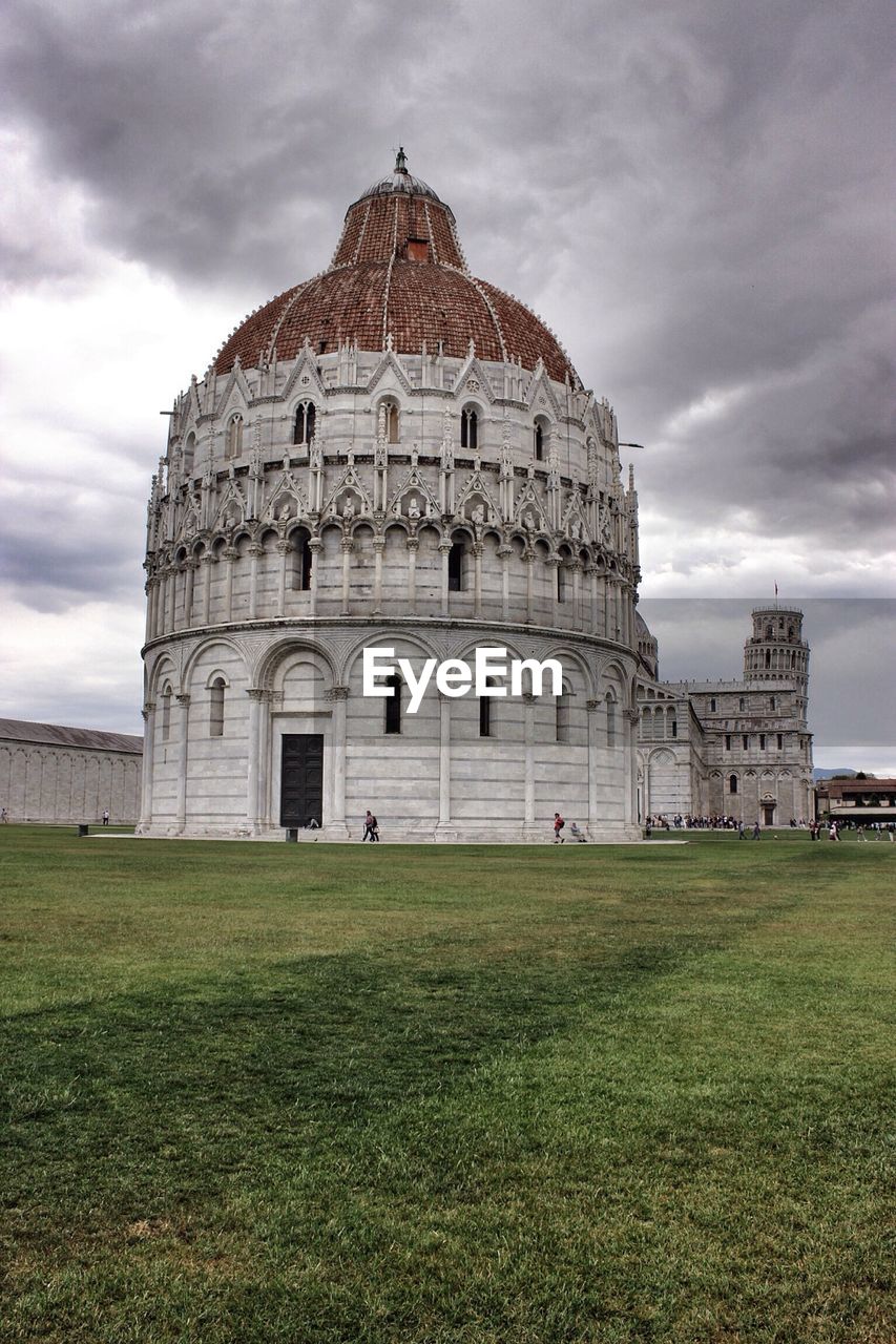 Facade of a pisa baptistery