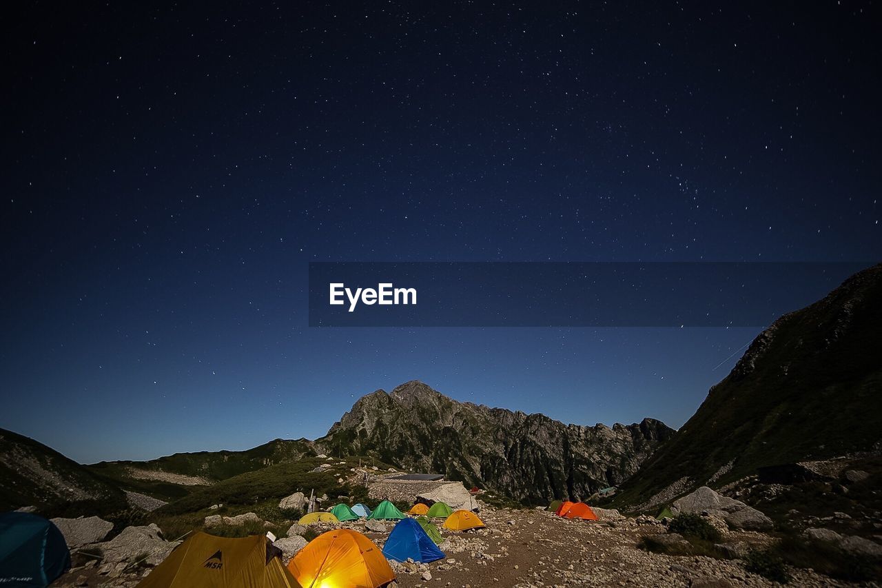 SCENIC VIEW OF STAR FIELD AGAINST SKY