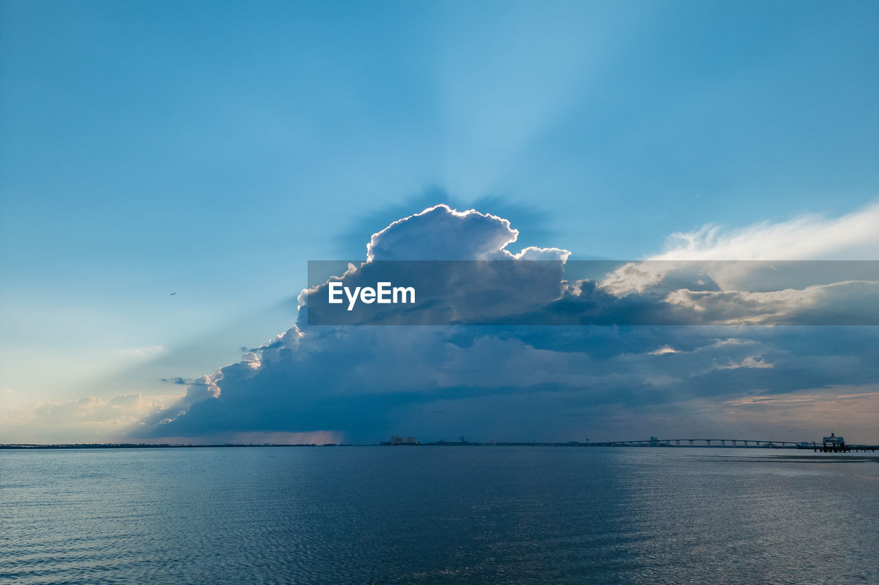 sky, water, cloud, sea, beauty in nature, horizon, ocean, nature, environment, scenics - nature, blue, reflection, landscape, dusk, no people, horizon over water, outdoors, dramatic sky, tranquility, travel destinations, land, power in nature, seascape, travel, storm, cloudscape, sunlight, tranquil scene, wave, beach, coast, sunset, thunderstorm