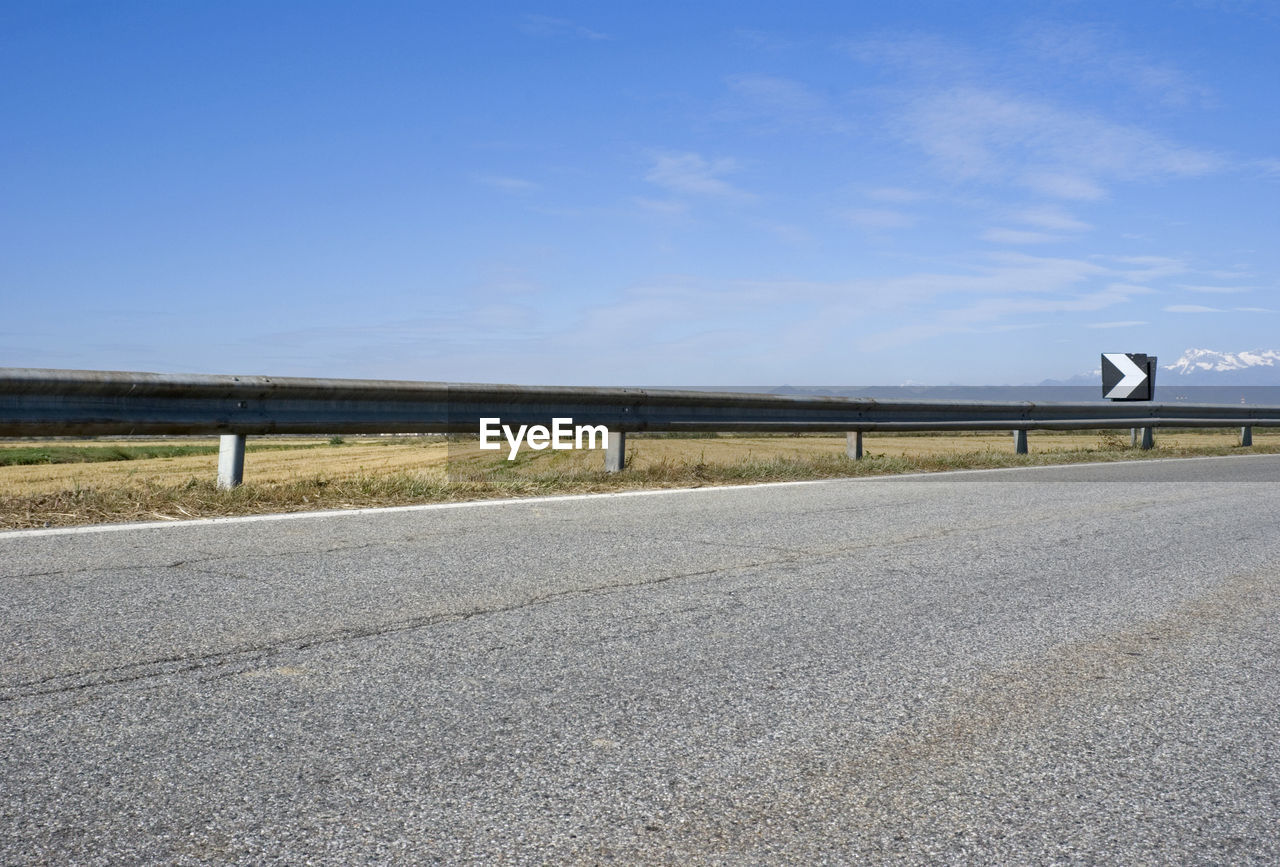 VIEW OF COUNTRY ROAD