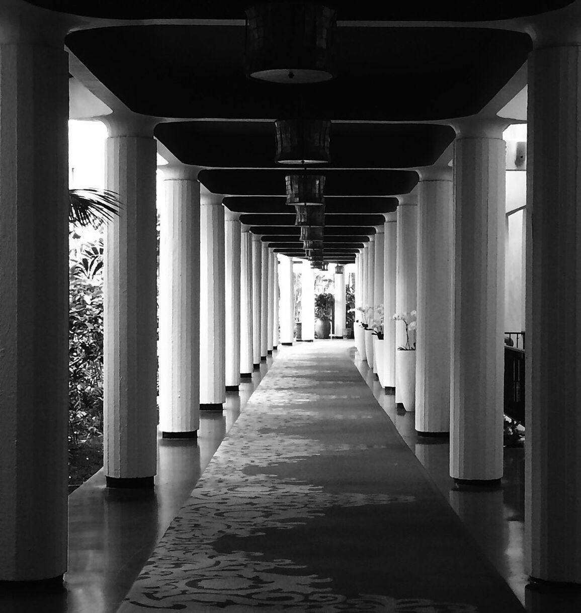 CORRIDOR IN COLONNADE