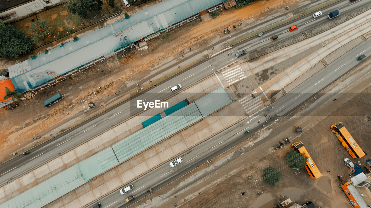 Aerial view of the industrial area in dar es salaam