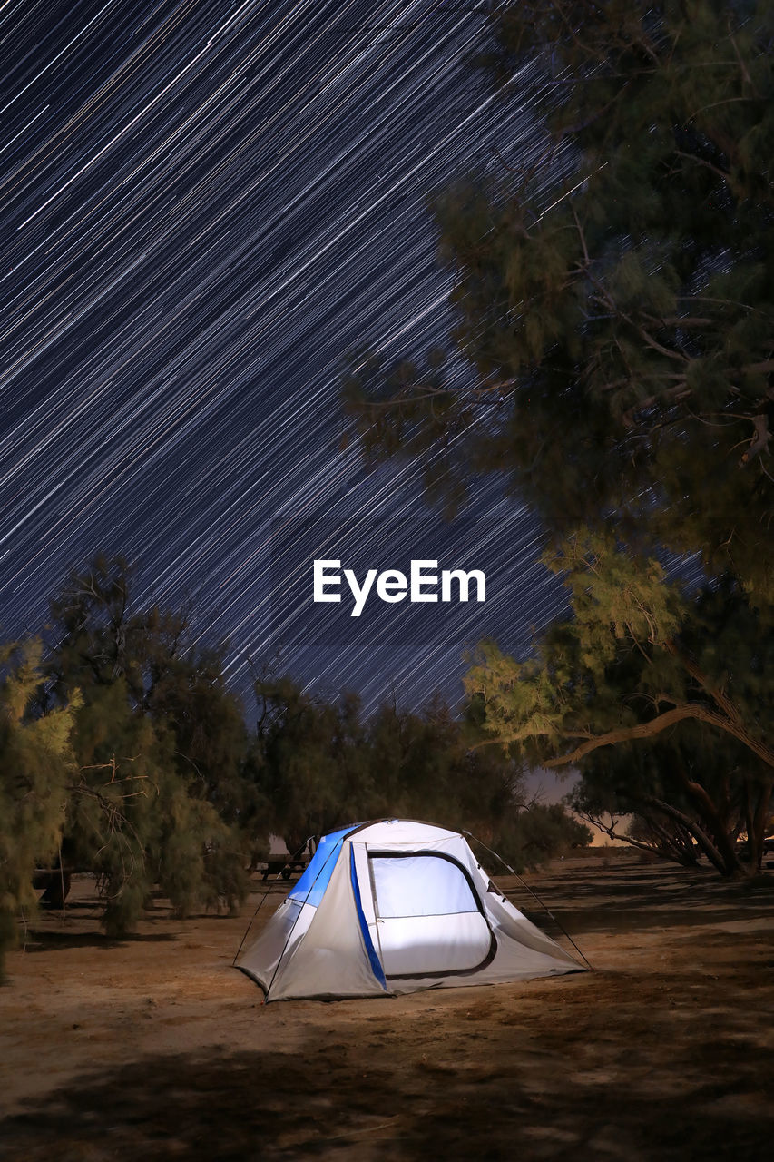 VIEW OF TENT AGAINST SKY