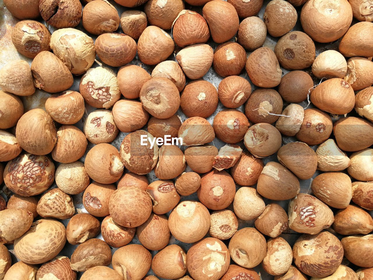 Full frame shot of nuts