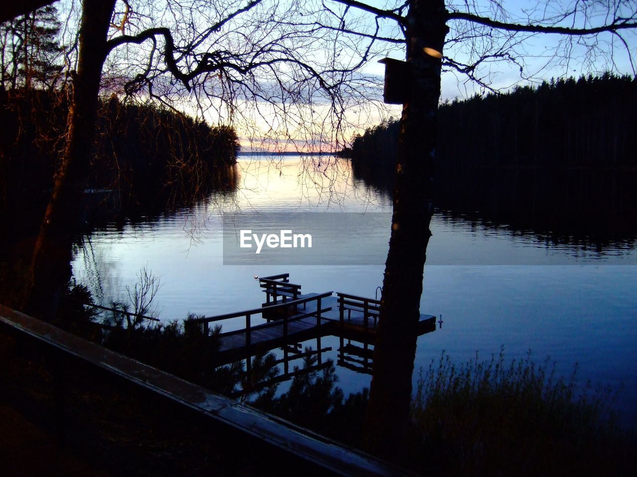 SCENIC SHOT OF CALM LAKE