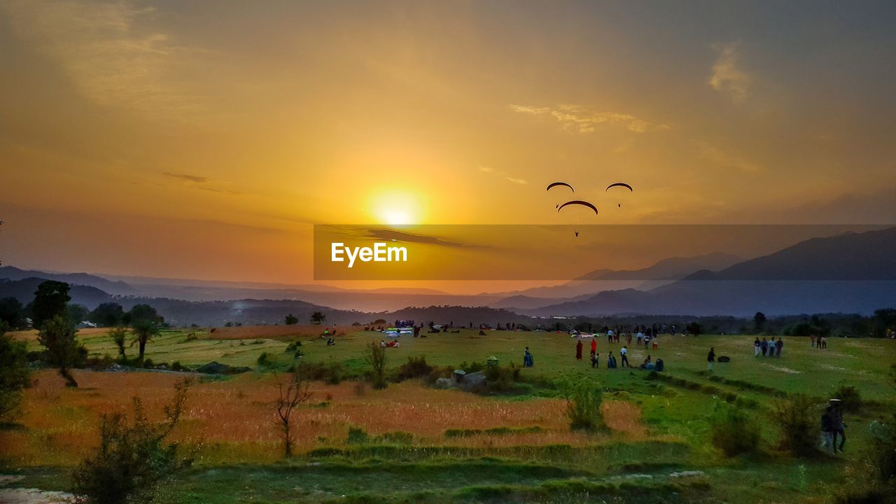 SCENIC VIEW OF SUNSET
