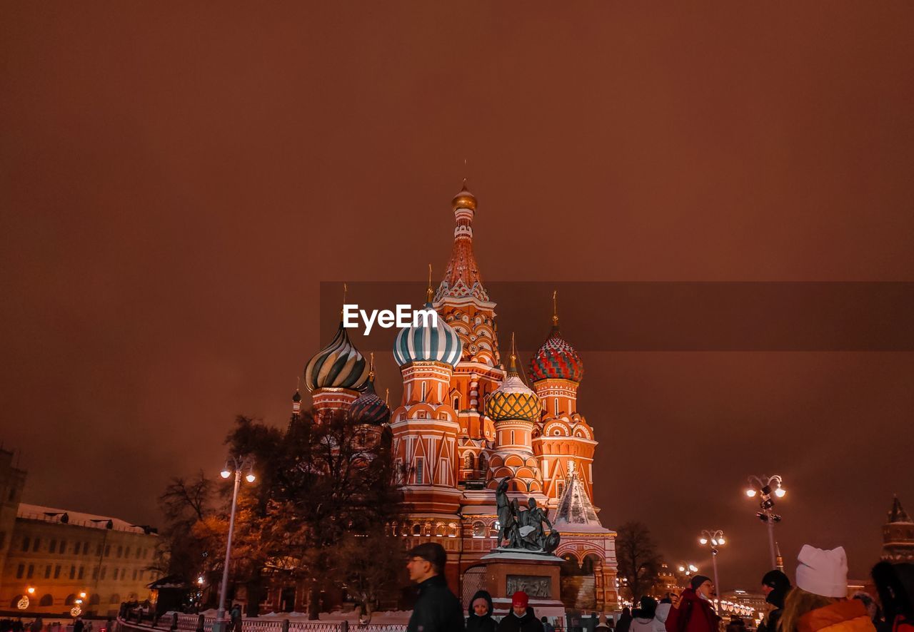 St. basil's cathedral on red square