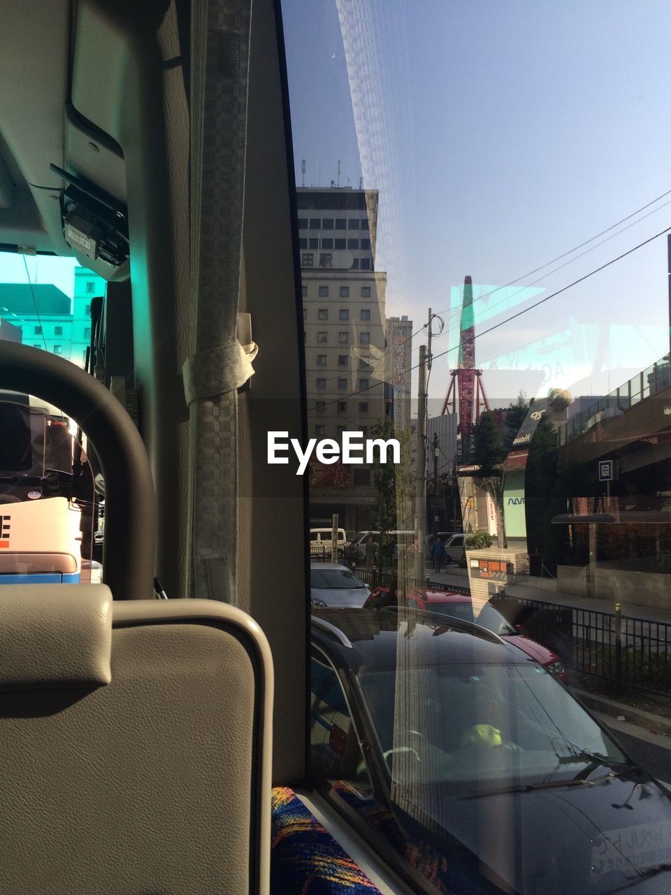 VIEW OF CITYSCAPE WITH BLUE SKY