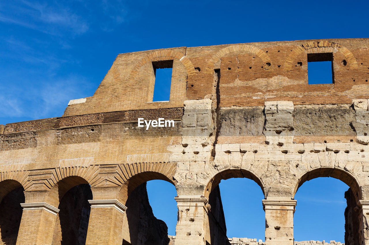 Colosseum exterior view detail 