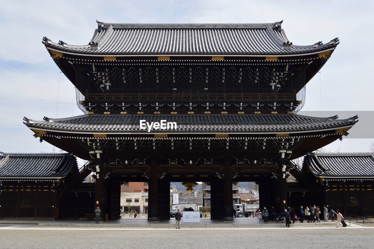 LOW ANGLE VIEW OF A TEMPLE