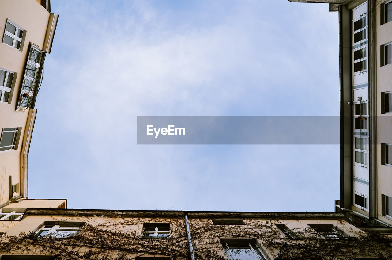 Low angle view of building against sky