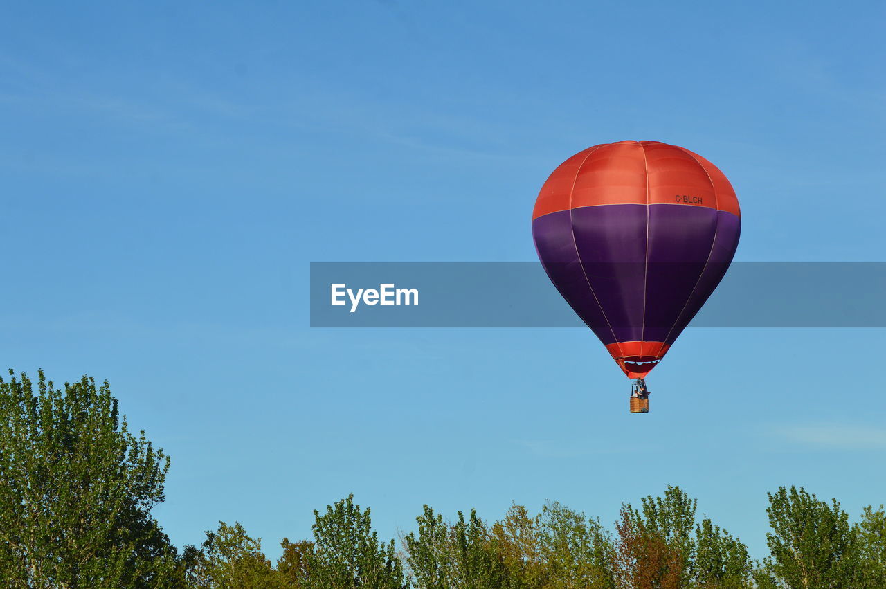 LOW ANGLE VIEW OF HOT AIR BALLOONS AGAINST SKY