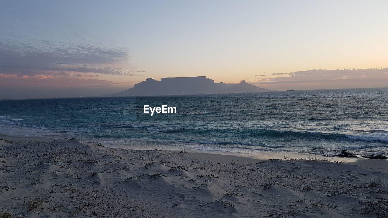 SCENIC VIEW OF BEACH AGAINST CLEAR SKY