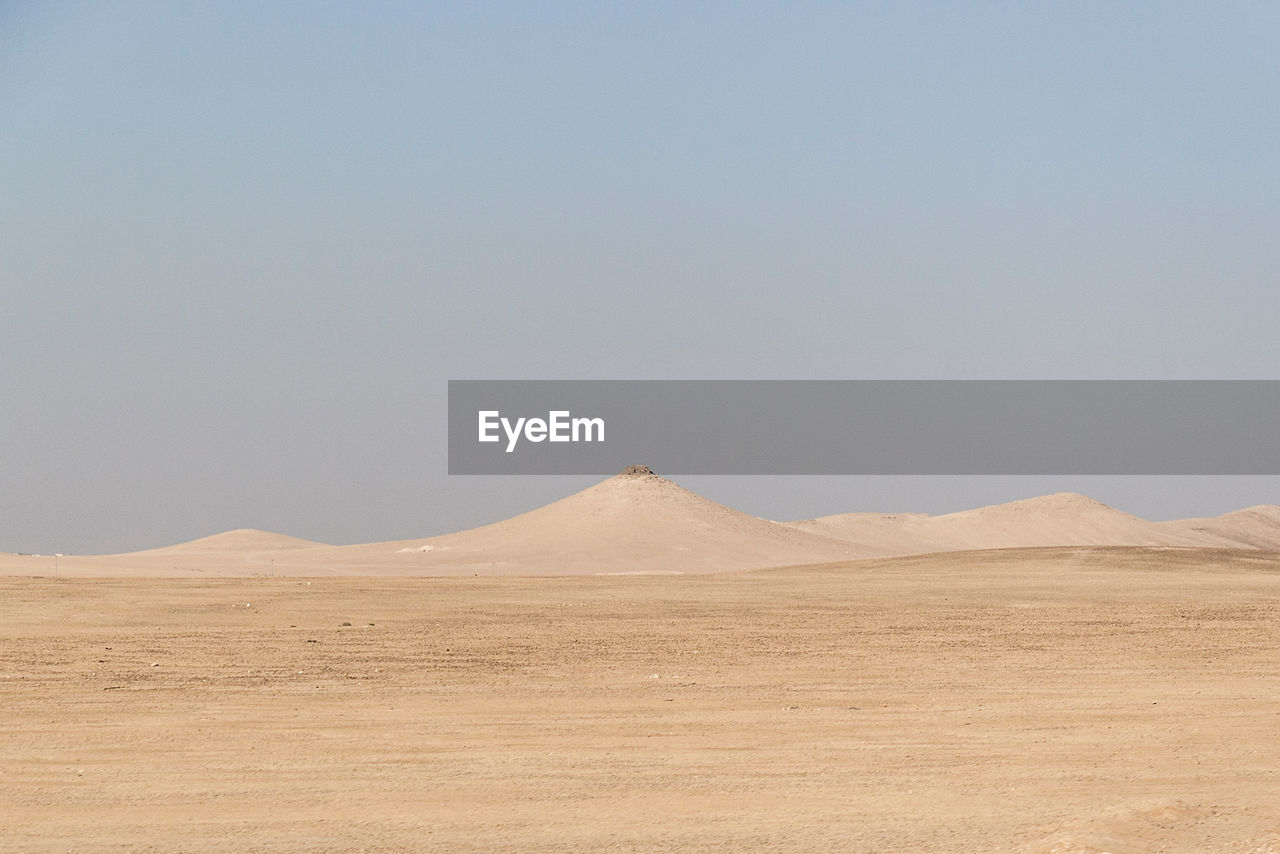 SCENIC VIEW OF ARID LANDSCAPE AGAINST SKY