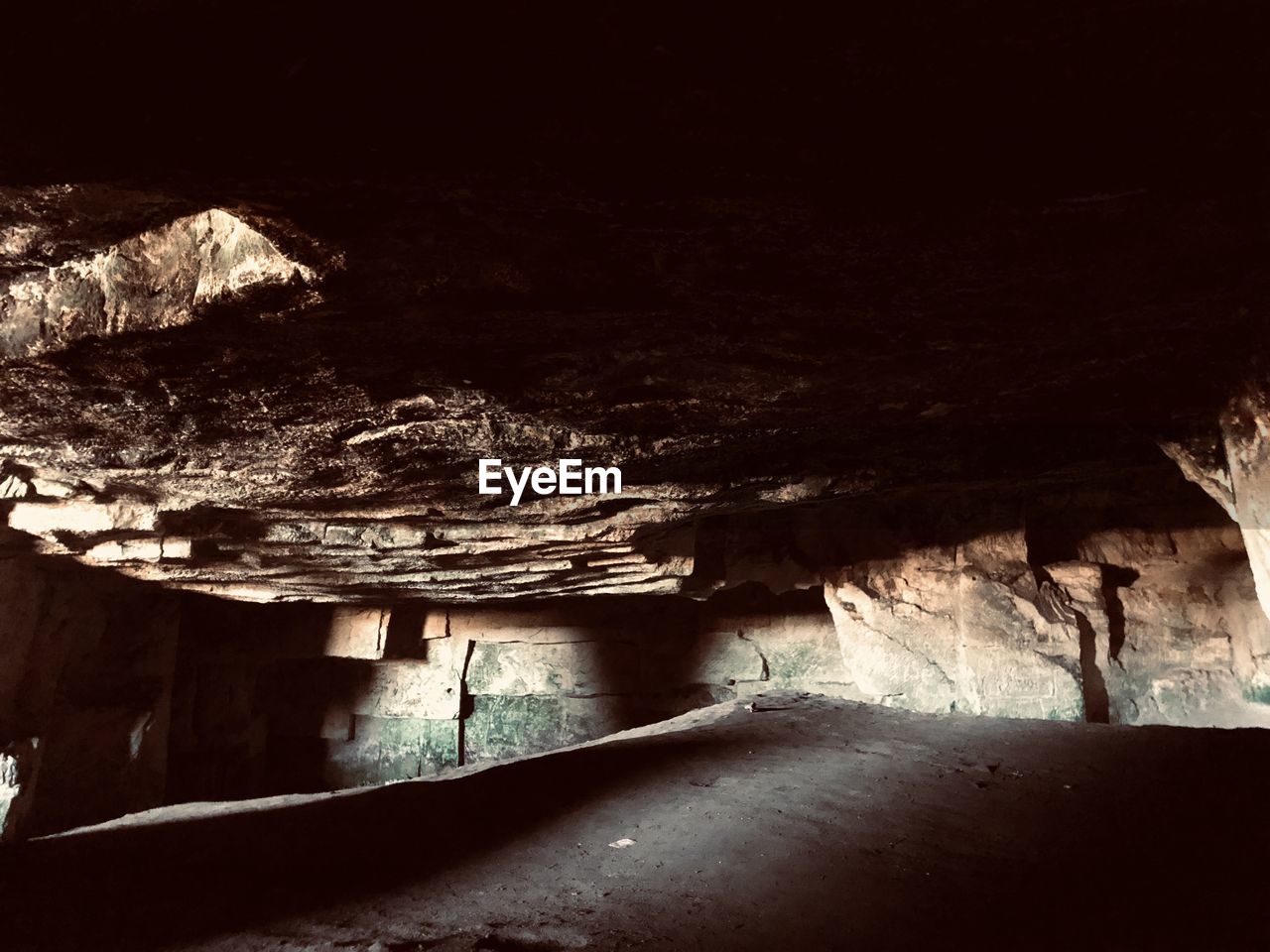 SCENIC VIEW OF CAVE AND TUNNEL