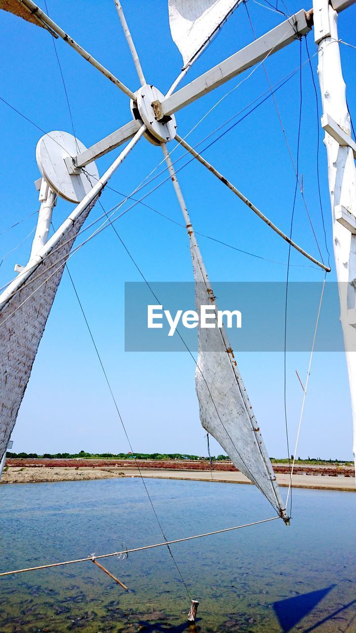 LOW ANGLE VIEW OF SAILBOAT AGAINST SKY