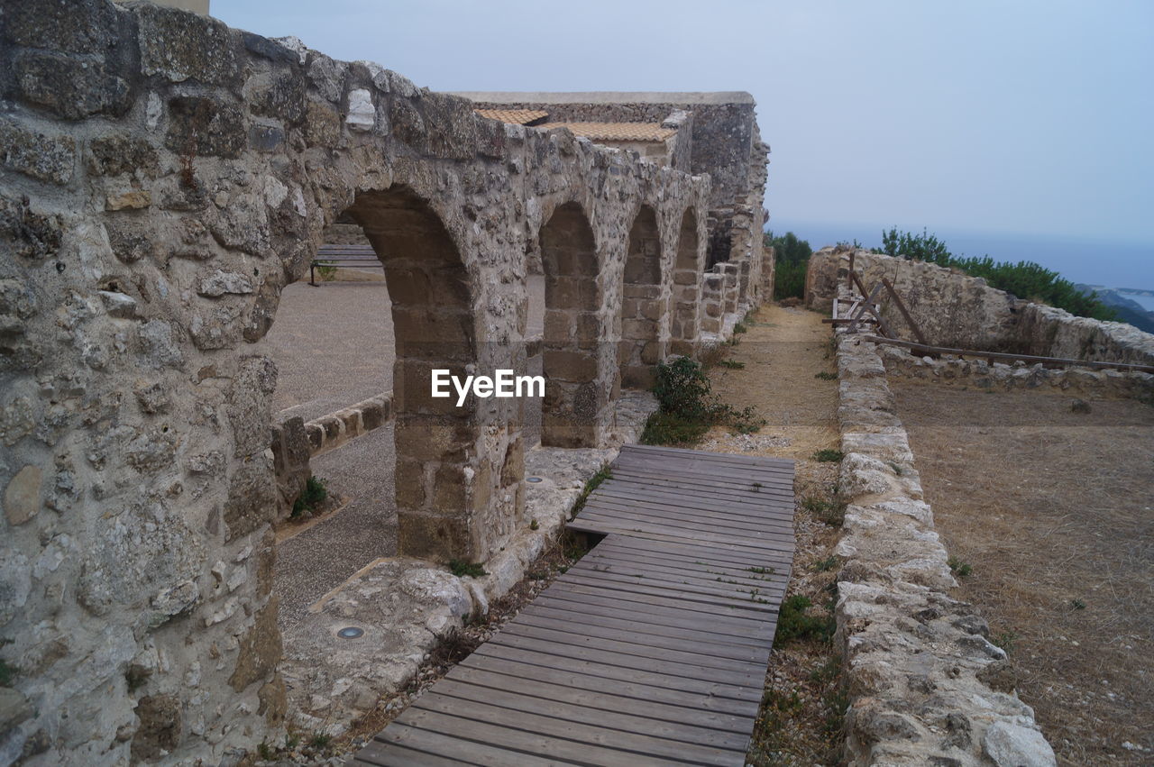 Old ruins against sky