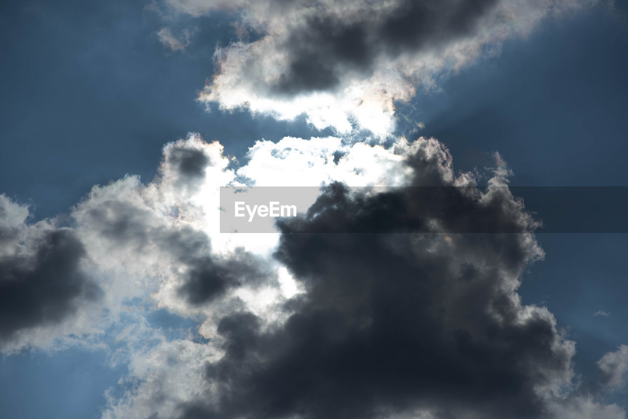 LOW ANGLE VIEW OF CLOUDS IN BLUE SKY