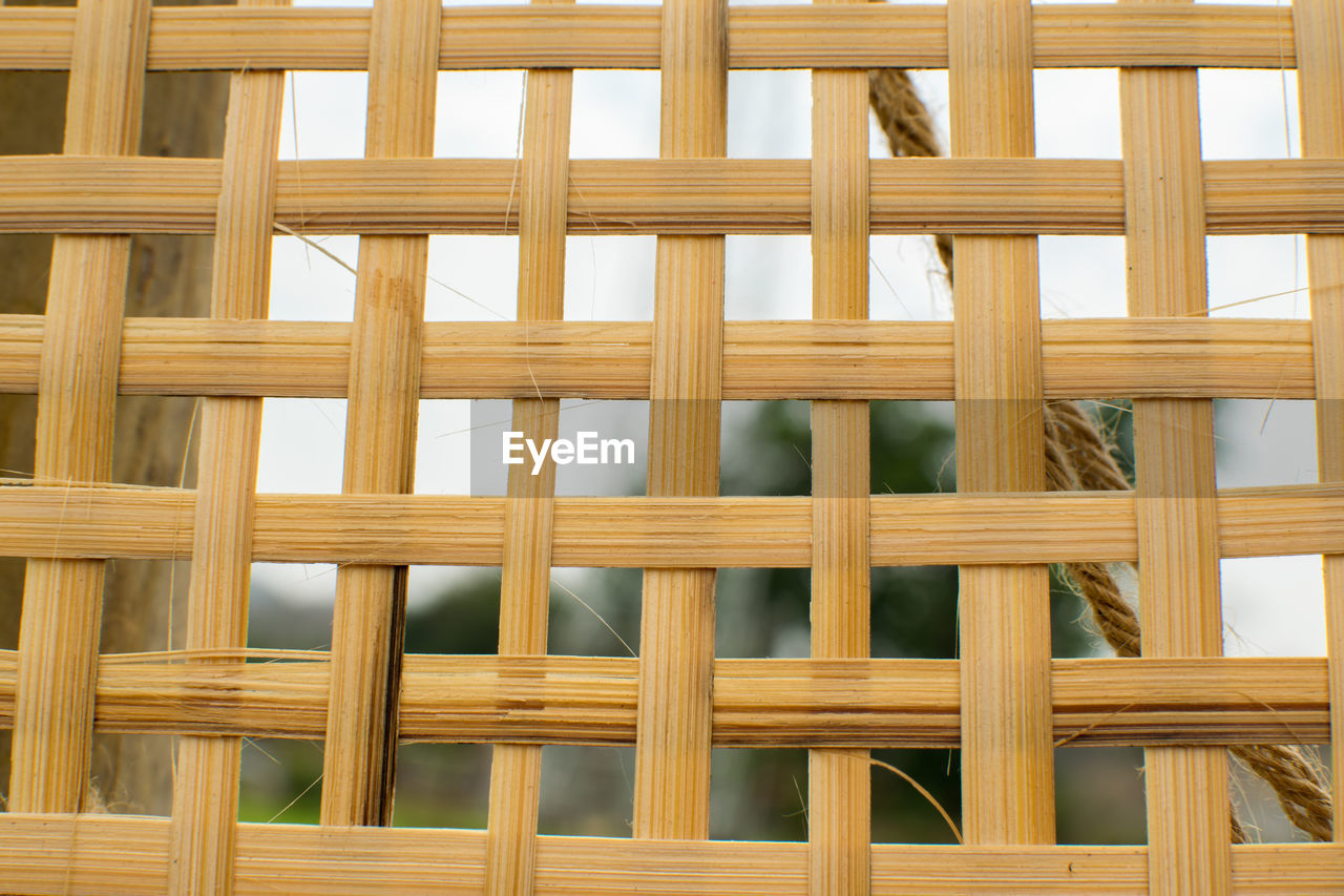 Full frame shot of wooden structure