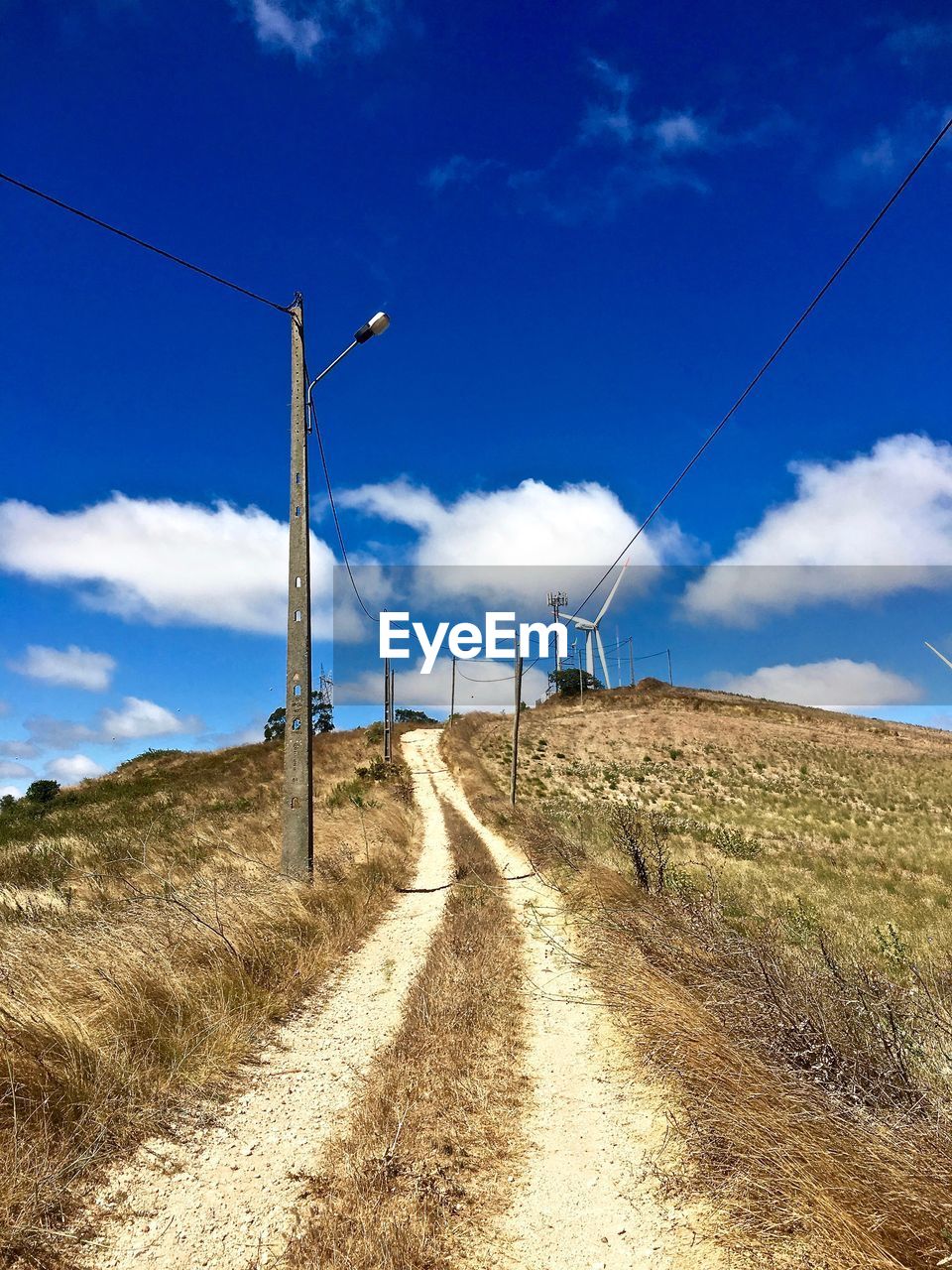 Low angle view of landscape against sky