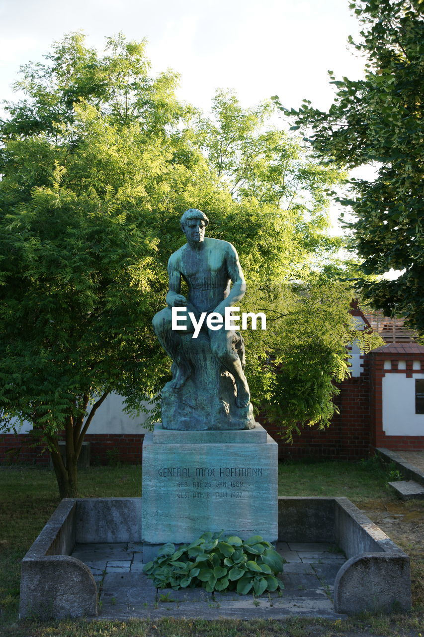 Monument in park