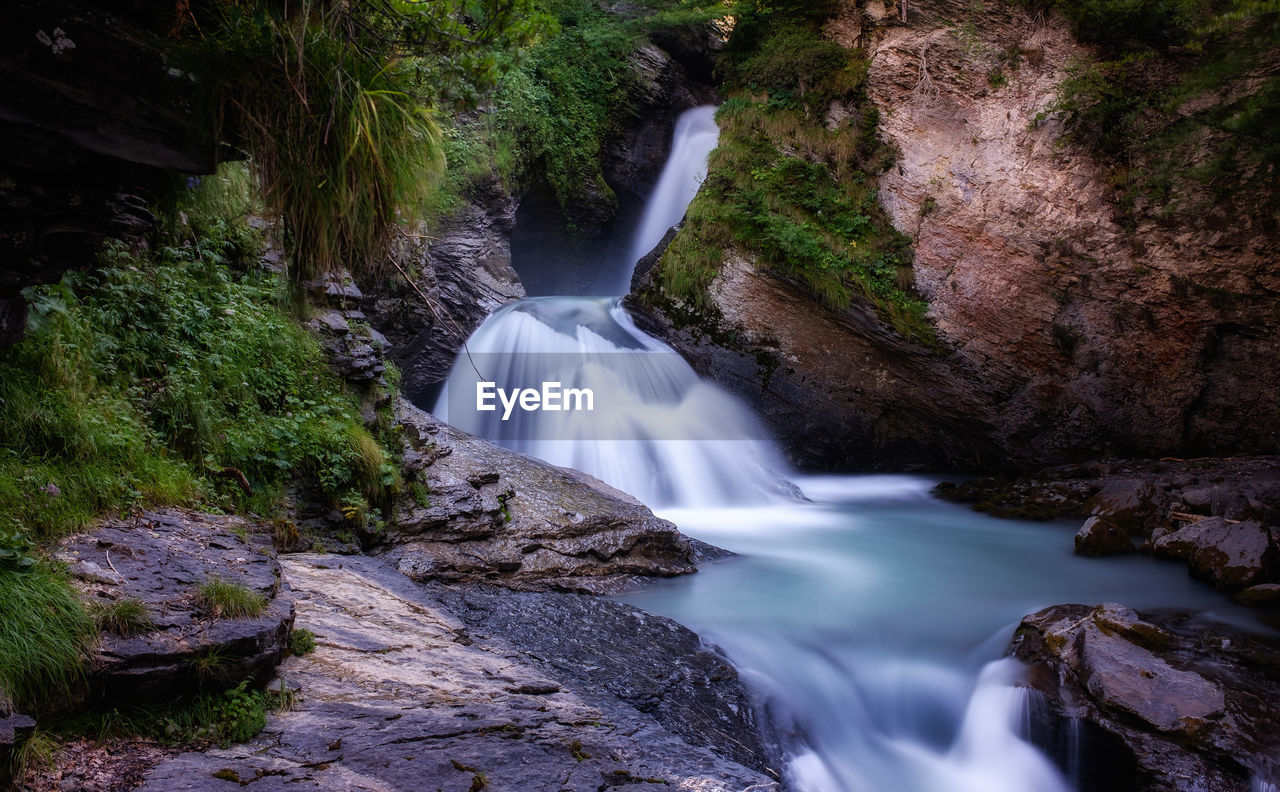 Waterfall in forest