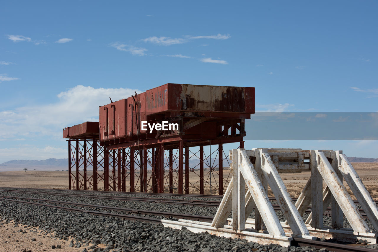 Abandoned built structure against sky