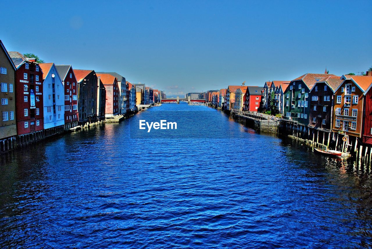 VIEW OF BUILDINGS IN CANAL