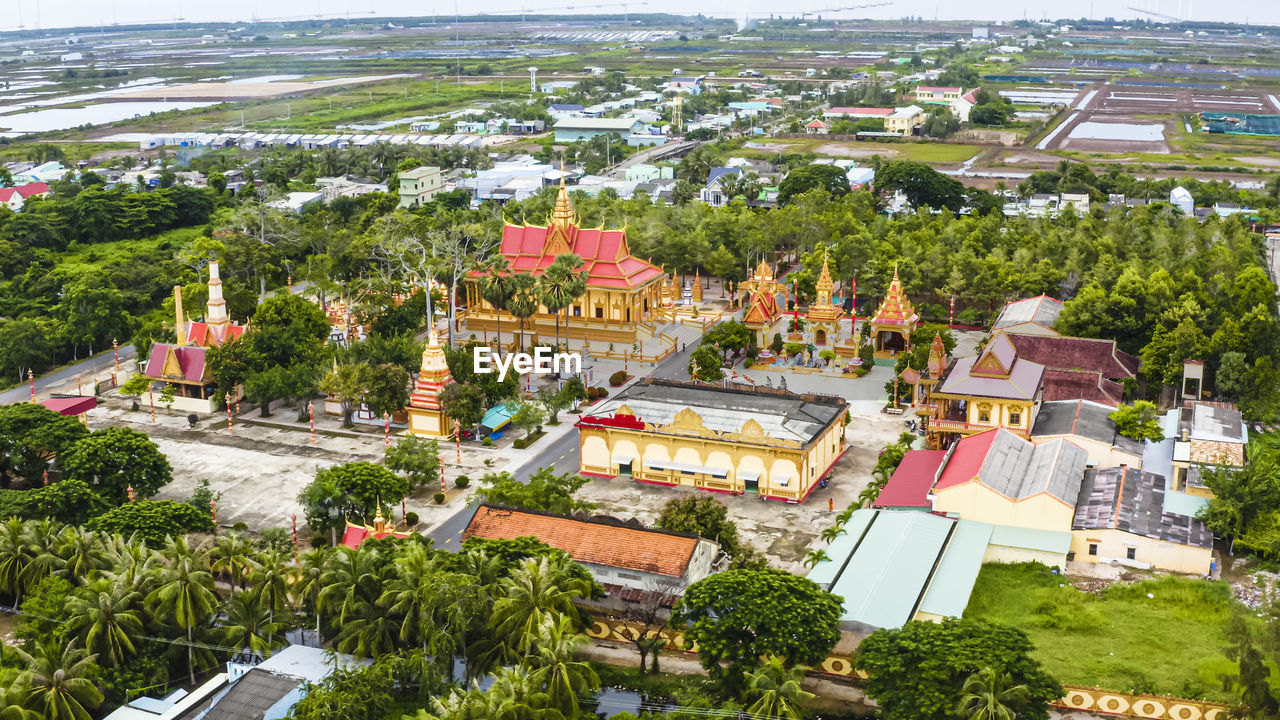 HIGH ANGLE VIEW OF TOWN