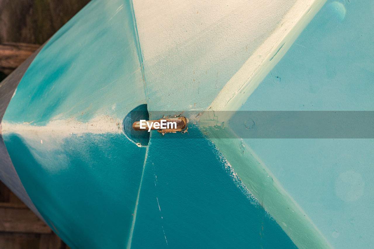 high angle view of ship