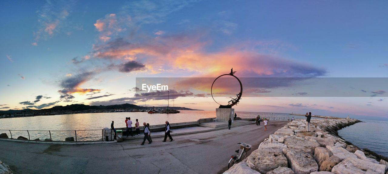 Monument at seaside