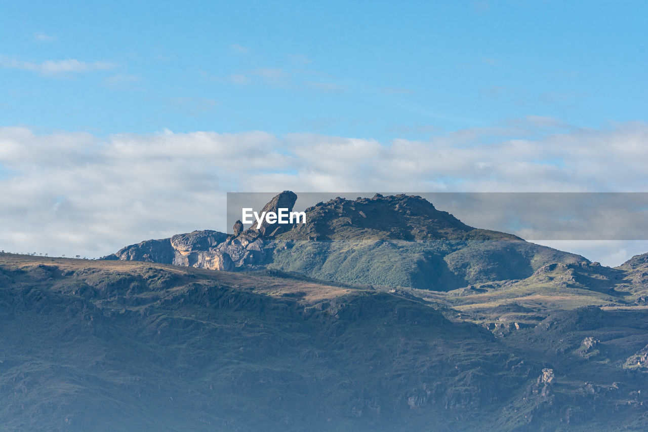 SCENIC VIEW OF MOUNTAIN RANGE AGAINST SKY