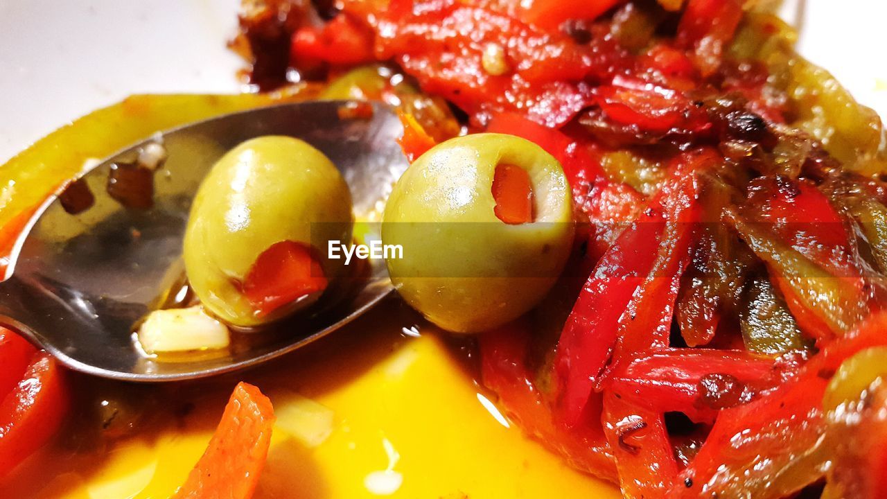 Close-up of prepared food