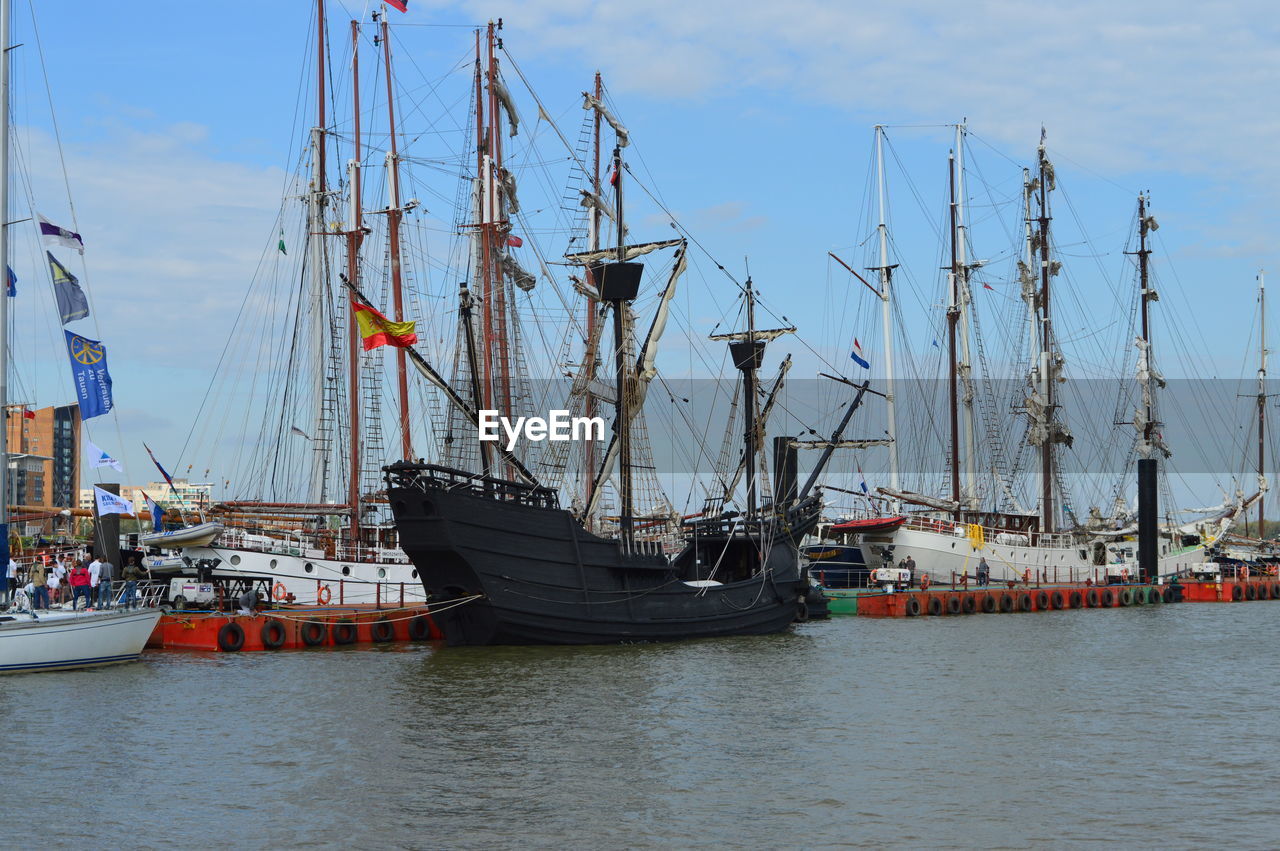 boats in harbor