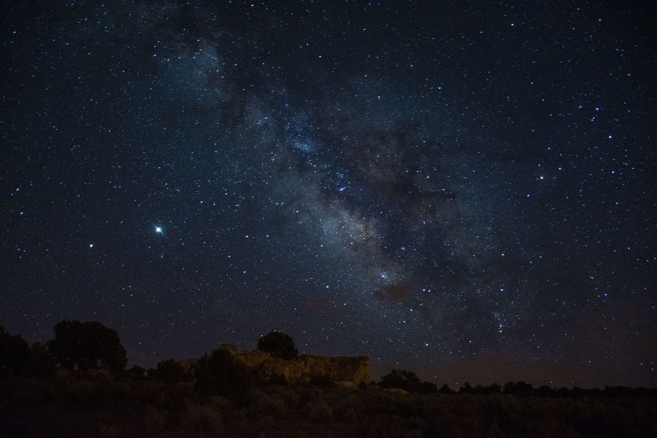 star, space, astronomy, night, sky, scenics - nature, galaxy, astronomical object, beauty in nature, milky way, nature, science, environment, landscape, no people, tranquility, space and astronomy, star field, tranquil scene, constellation, outdoors, outer space, infinity, land, midnight, dark