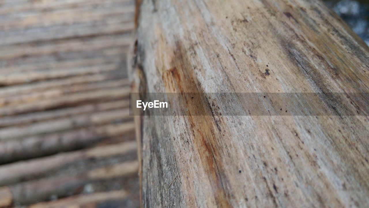 CLOSE-UP OF WOODEN PLANKS