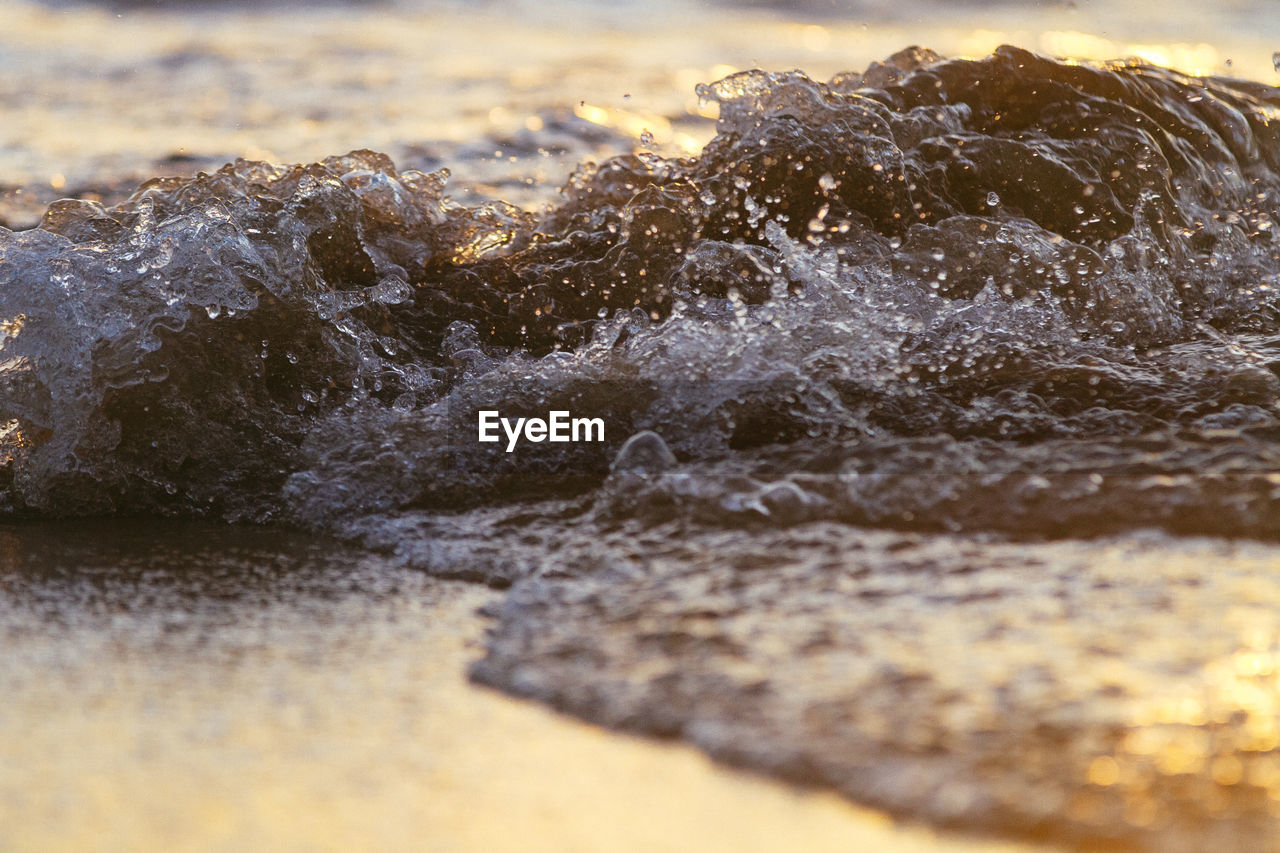 Close-up of sea waves