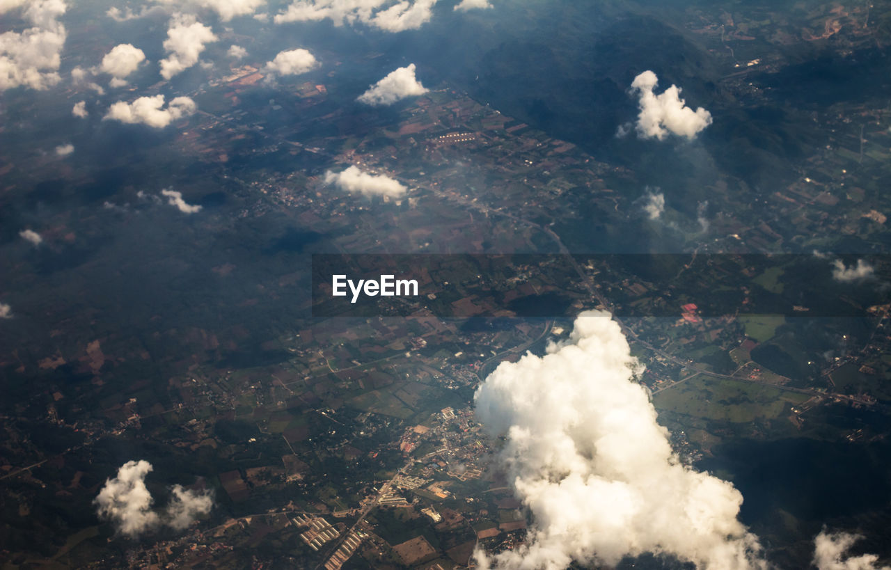 AERIAL VIEW OF SMOKE STACK