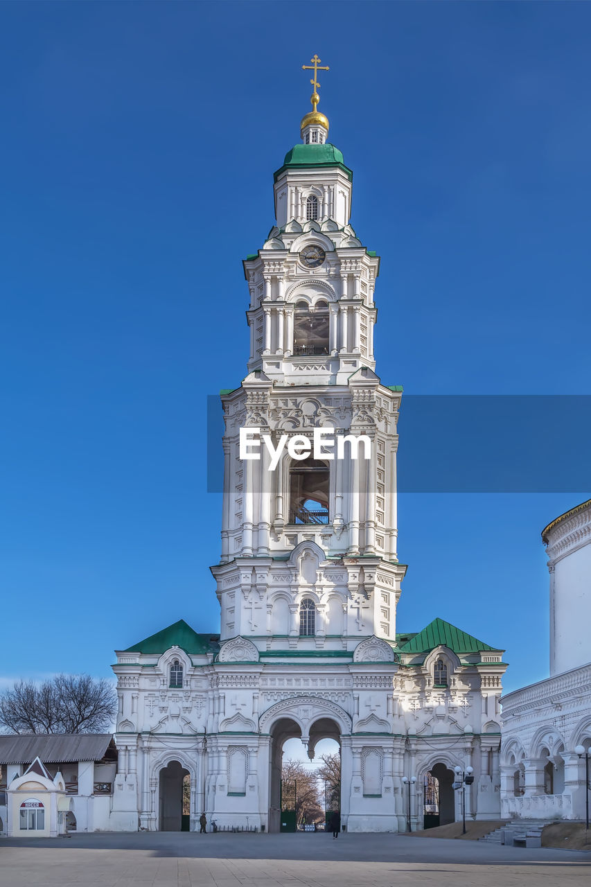 Bell tower of the astrakhan kremlin, russia