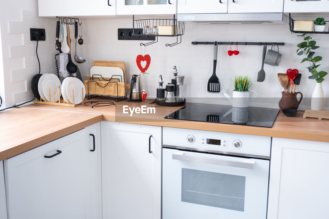 interior of kitchen at home