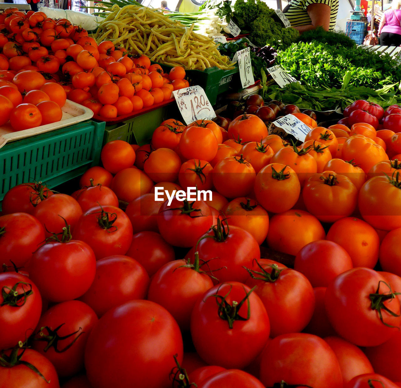 Vegetables for sale at market