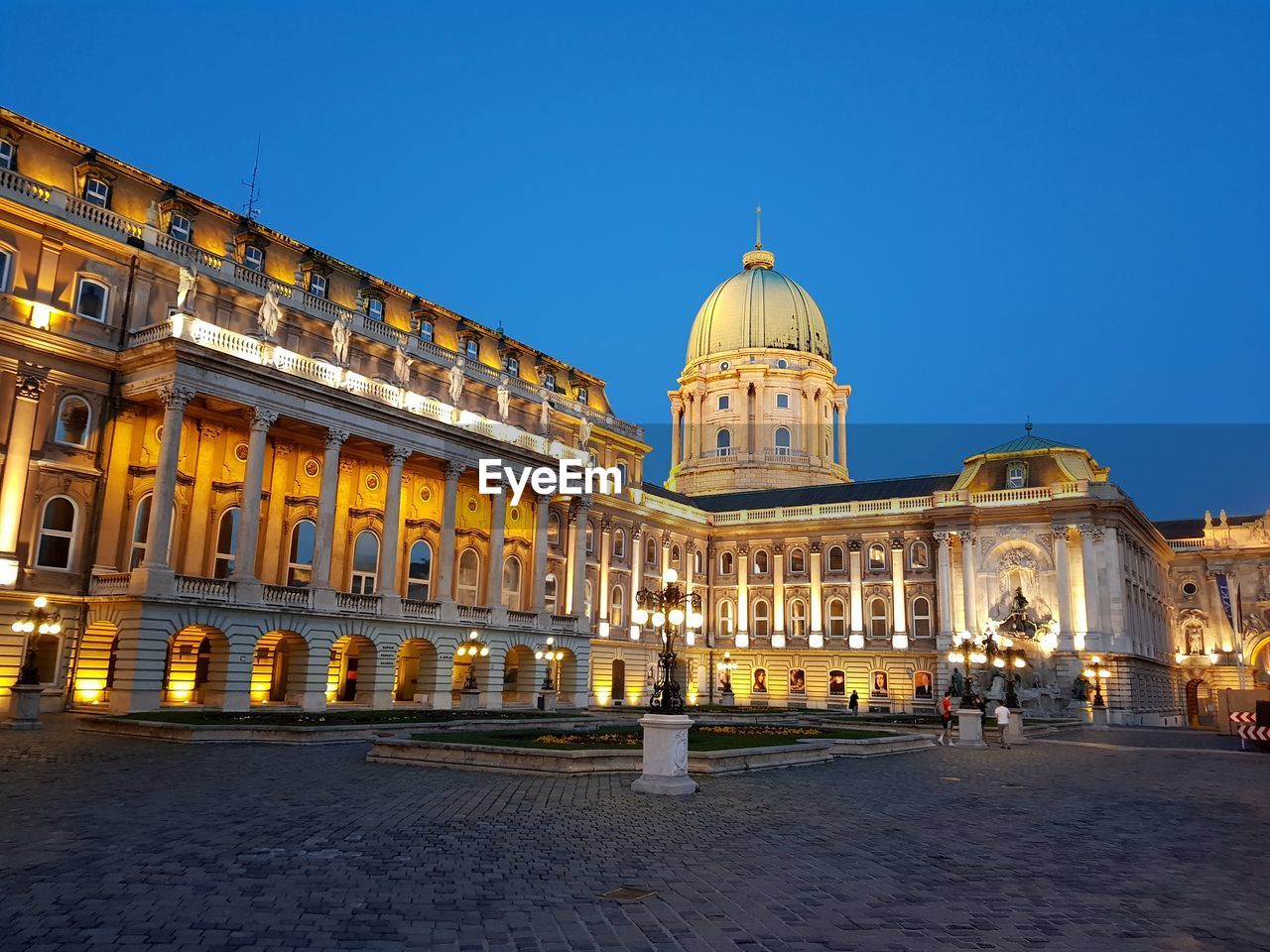 VIEW OF BUILDING AT NIGHT