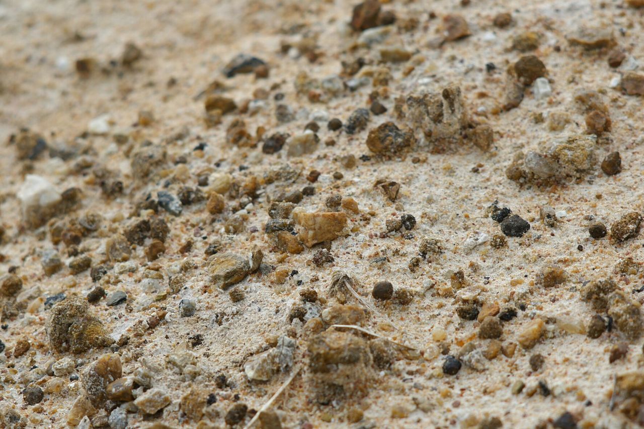 FULL FRAME SHOT OF CRACKED SAND