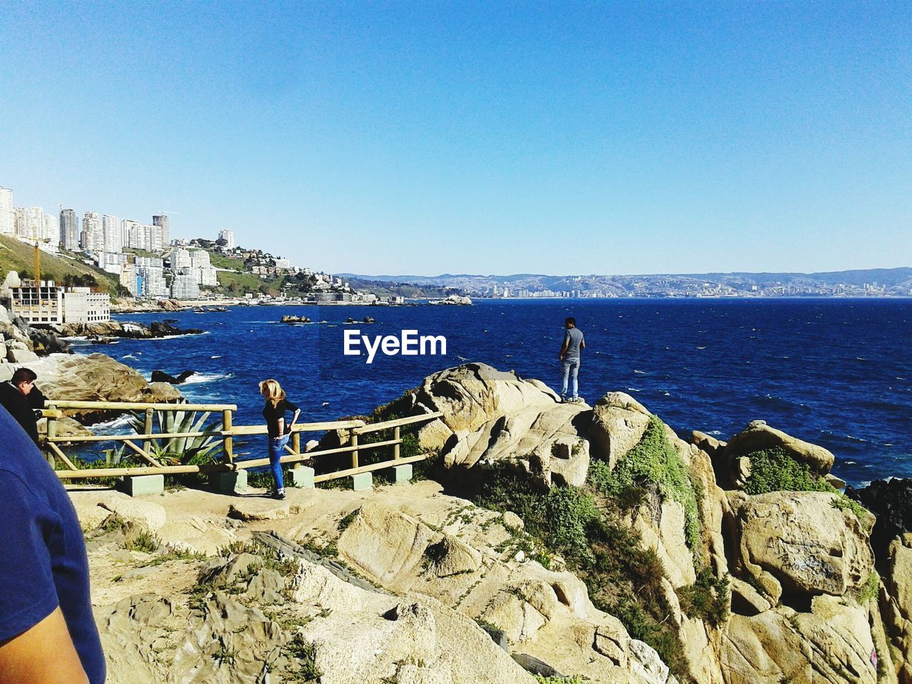 VIEW OF SEA AGAINST CLEAR SKY