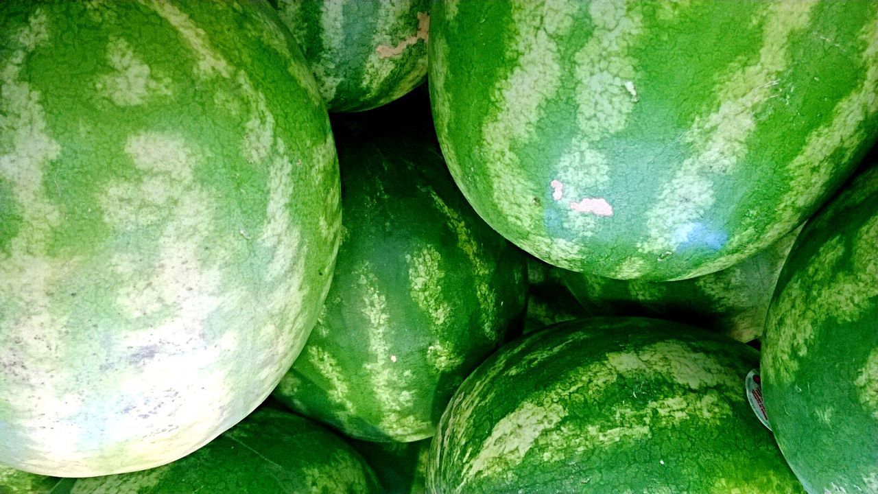 Full frame shot of watermelons for sale in market