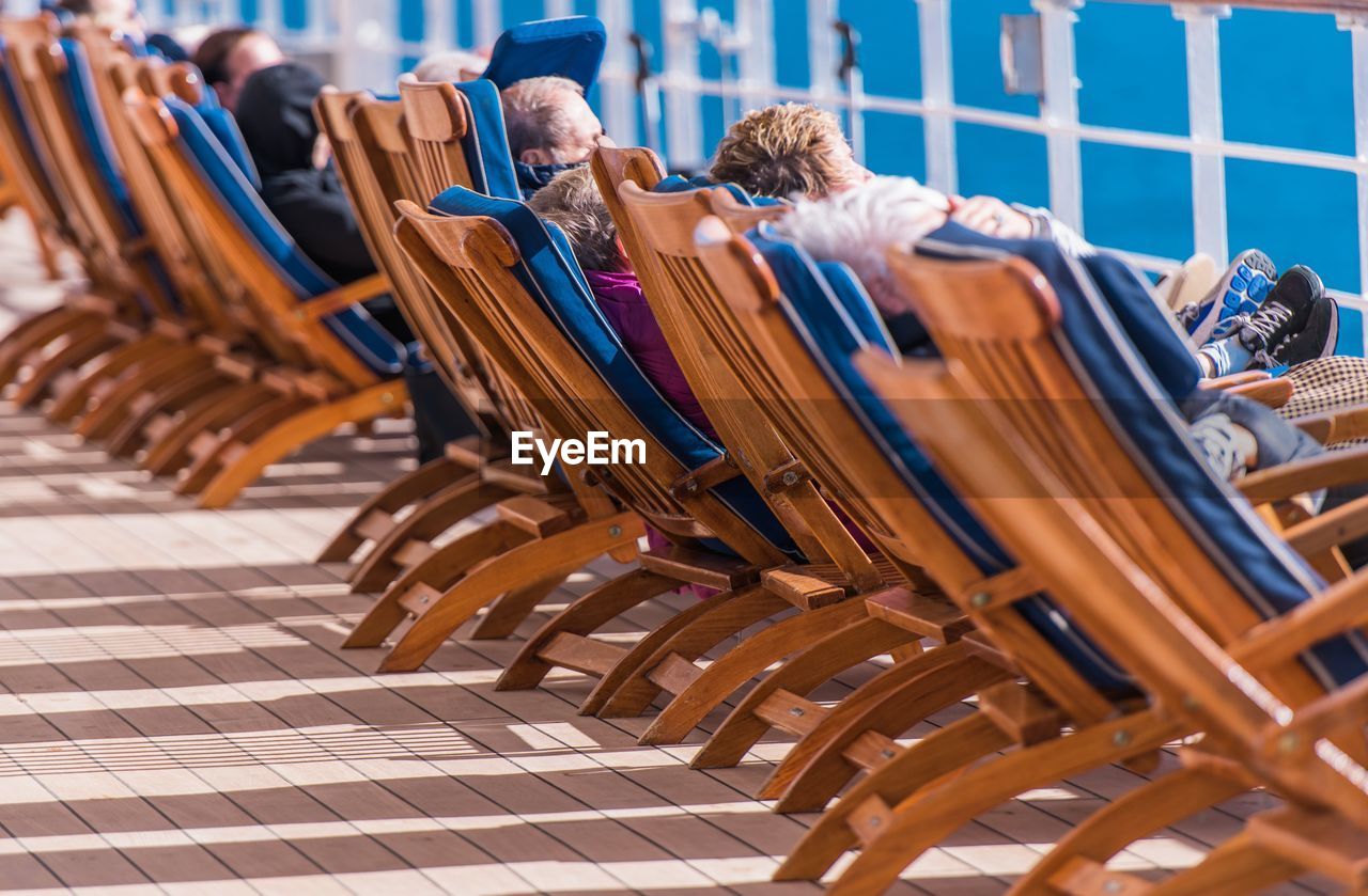 CLOSE-UP VIEW OF CHAIRS